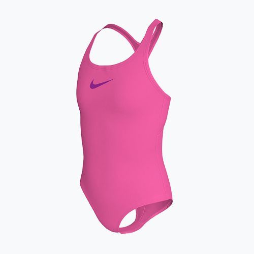 Nike Essential Racerback hyber pink children's one-piece swimsuit