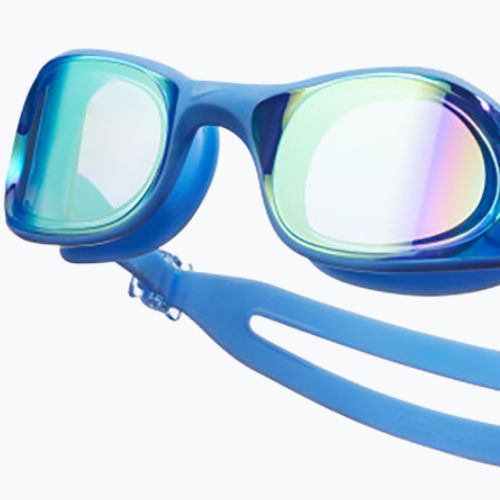 Nike Expanse Mirrored university blue swimming goggles