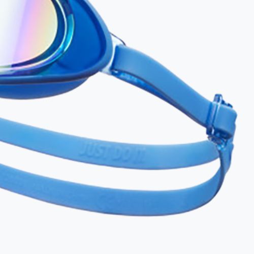 Nike Expanse Mirrored university blue swimming goggles