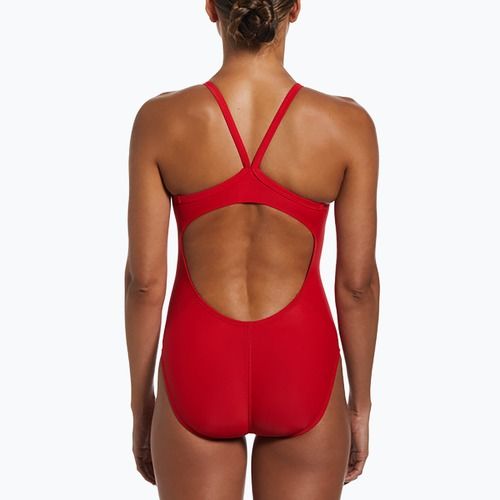 Women's one-piece swimsuit Nike Solid Racerback university red