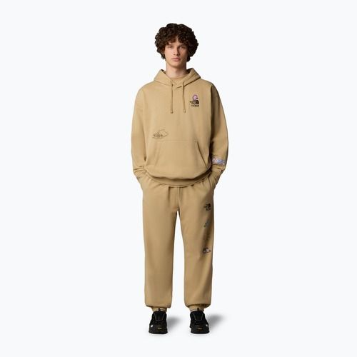The North Face Mountain Cleanup Over Hoodie khaki stone