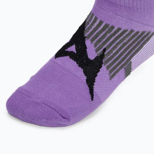 Mizuno DryLite Race Mid paisley purple socks