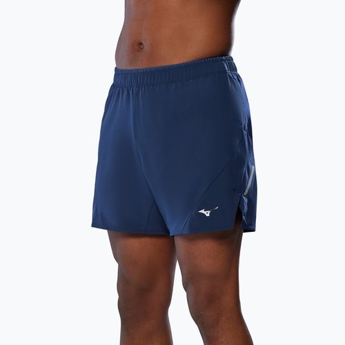 Men's Mizuno Alpha 5.5" estate blue running shorts