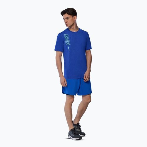 Men's Mizuno Core Run Tee reflex blue running shirt