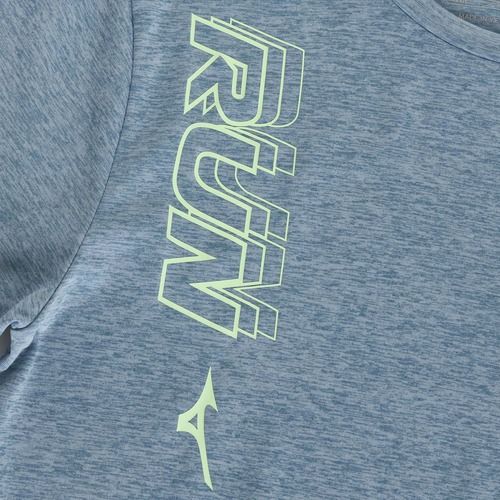 Men's Mizuno Core Run Tee citadel running shirt