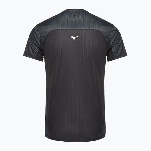 Men's running shirt Mizuno DryAeroFlow Graphic Tee black