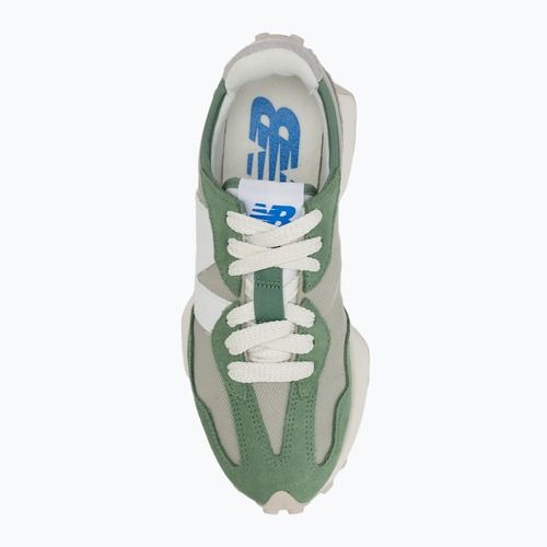 New Balance 327's V1 mallard/green olivine shoes