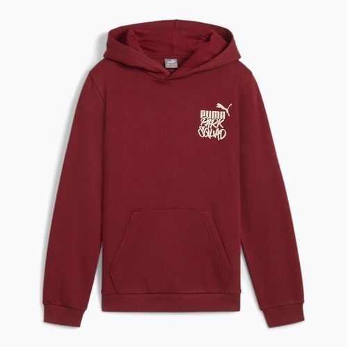 Children's sweatshirt PUMA ESS+MIS 90s Hoodie FL intense red