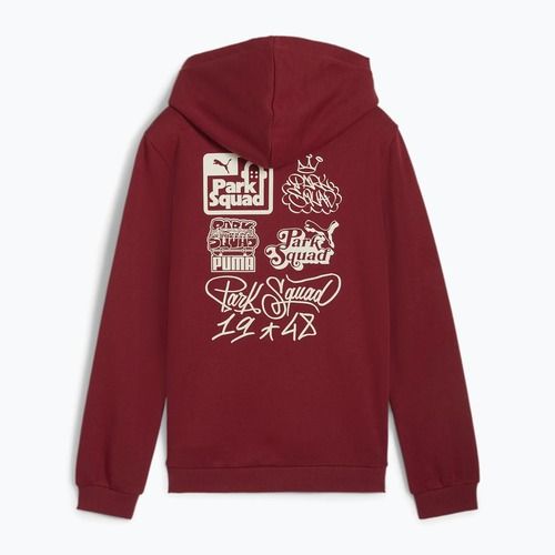 Children's sweatshirt PUMA ESS+MIS 90s Hoodie FL intense red