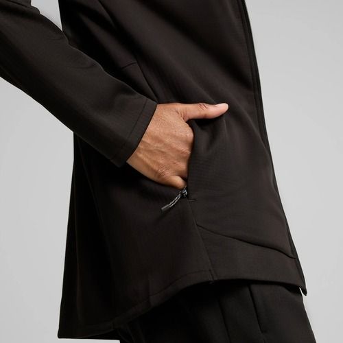 Men's sweatshirt PUMA Evostripe Warm Hoodie FZ DK puma black