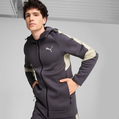 Men's sweatshirt PUMA Evostripe Hoodie FZ DK galactic gr