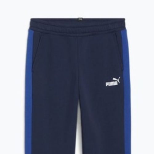 Children's PUMA ESS Block Sweatpants TR cobalt glaze