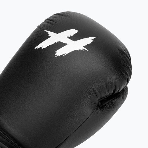 HOOK FIGHTING Ready to Fight leather boxing gloves black