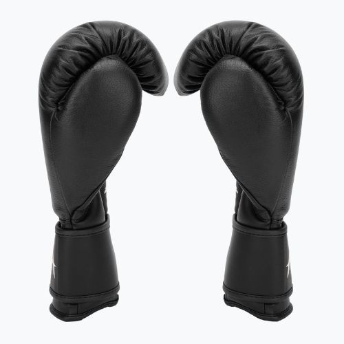 HOOK FIGHTING Ready to Fight leather boxing gloves black