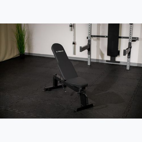 TREXO B750 adjustable training bench black