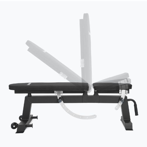 TREXO B750 adjustable training bench black