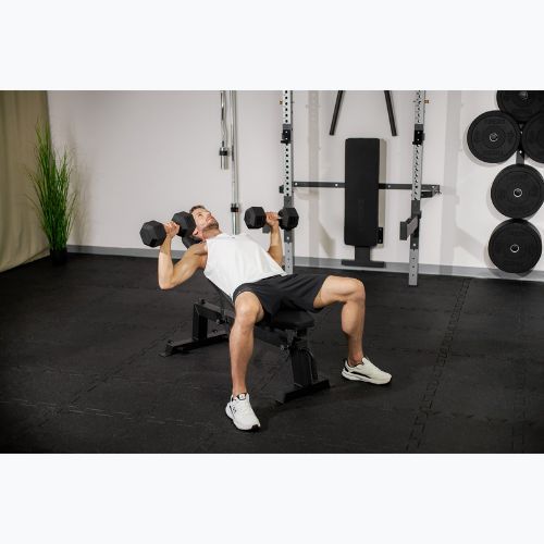 TREXO B750 adjustable training bench black