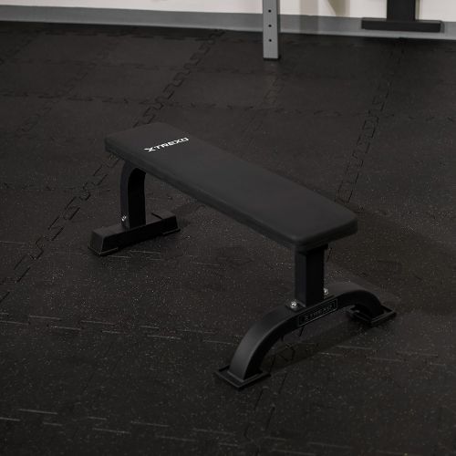 TREXO B10 Straight training bench black