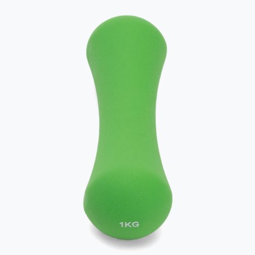 TREXO neoprene dumbbell TX0-B4M008 1 kg green