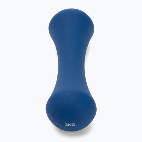 TREXO neoprene dumbbell TX0-B4M010 2 kg blue