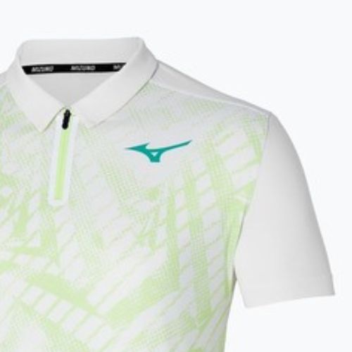 Men's tennis polo shirt Mizuno Mugen Shadow Polo white