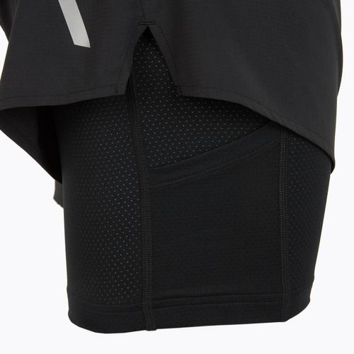 Women's running shorts Mizuno Trail ER 2IN1 black
