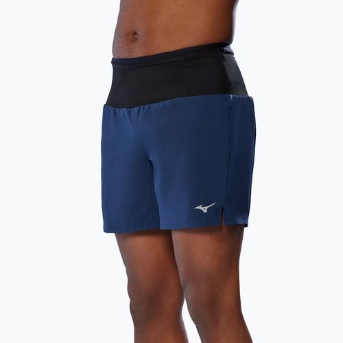 Men's Mizuno Multi Pocket running shorts estate blue