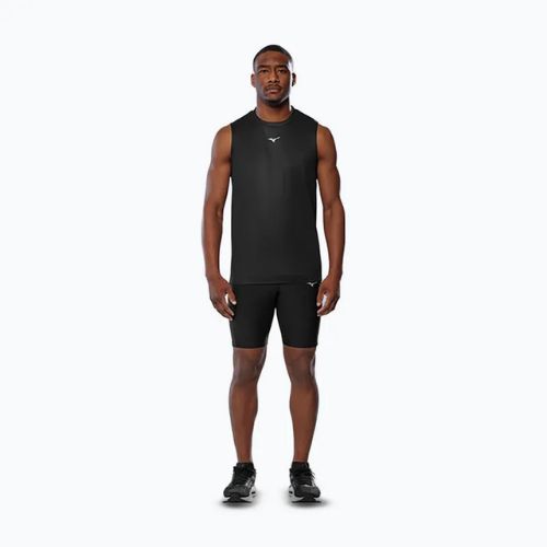 Men's Mizuno Core Graphic Sleeveless running shirt black oni