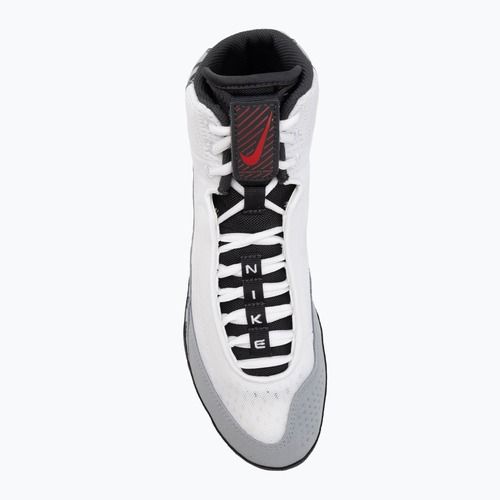 Nike Inflict 4 SE wrestling shoe white/university red/wolf grey/anthracite