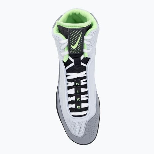 Nike Inflict 4 football wrestling shoes grey/lime blast/anthracite/white