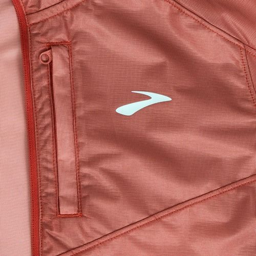 Women's Brooks All Altitude copper running jacket
