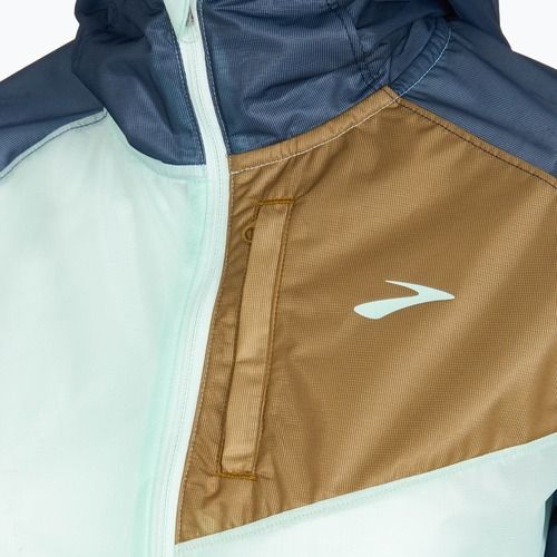Women's running jacket Brooks All Altitude ice blue multi