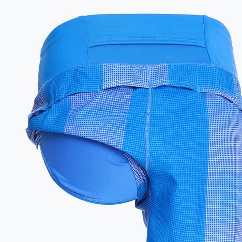 Women's Brooks Chaser 5" blue altitude print running shorts