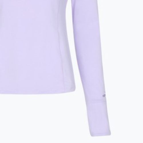Women's Brooks Dash 1/2 Zip violet dash running sweatshirt