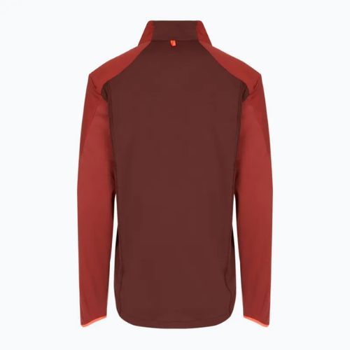 Men's Brooks Fusion Hybrid copper/run raisin running jacket