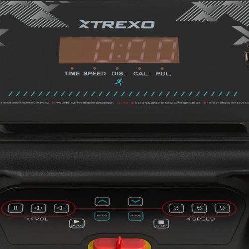 XTREXO X110 electric treadmill black