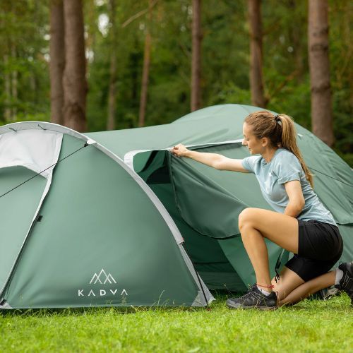 3-Person Camping Tent KADVA Kavio 3 Green