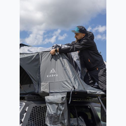 KADVA Tardis roof tent grey