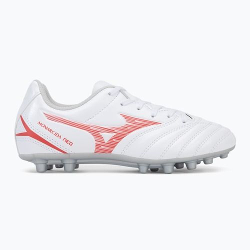 Children's football boots Mizuno Monarcida Neo III Select AG white/radiant red