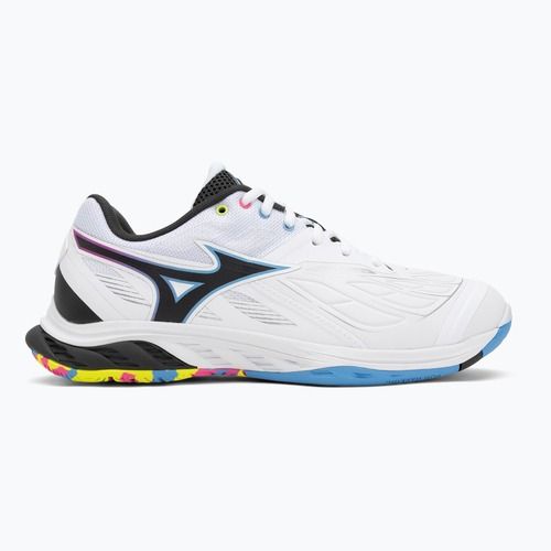 Mizuno Wave Fang 2 badminton shoe white/pink tetra/all abroad
