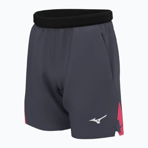 Men's Mizuno Daybreakers 8 In Amplify shorts odyssey gray