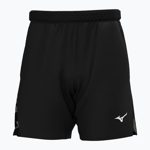 Men's Mizuno Daybreakers 8 In Amplify shorts black/grape leaf