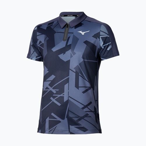 Men's Mizuno Daybreakers Shadow Polo shirt odyssey gray