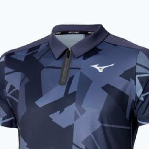 Men's Mizuno Daybreakers Shadow Polo shirt odyssey gray