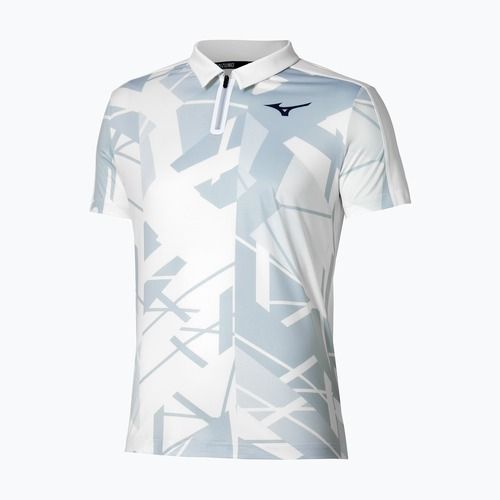 Men's Mizuno Daybreakers Shadow Polo shirt white/gray