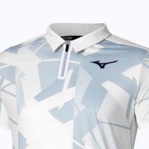 Men's Mizuno Daybreakers Shadow Polo shirt white/gray