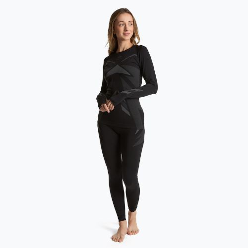 Women's thermal underwear set KADVA ALPINESTEP THERMO LIGHT PLUS seamless black