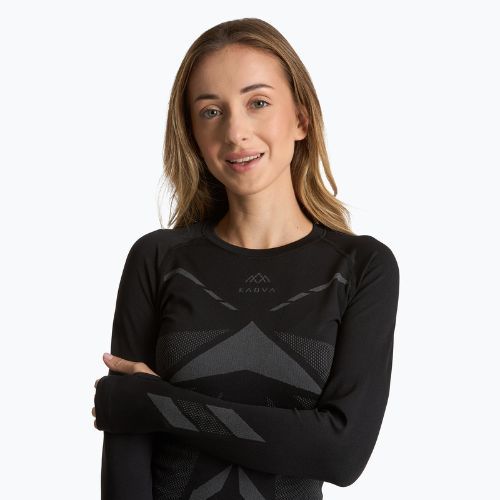 Women's thermal underwear set KADVA ALPINESTEP THERMO LIGHT PLUS seamless black