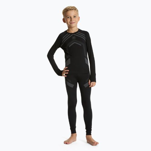 Children's thermal underwear set OneTeam ACHILL II THERMO LIGHT PLUS black