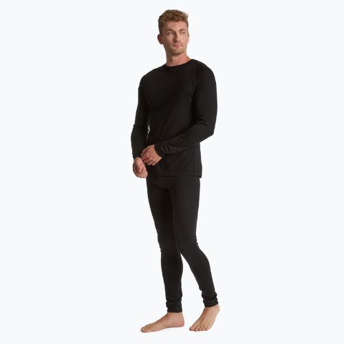 Men's thermal trousers WOOLCANO 100% Merion PANT0539 black
